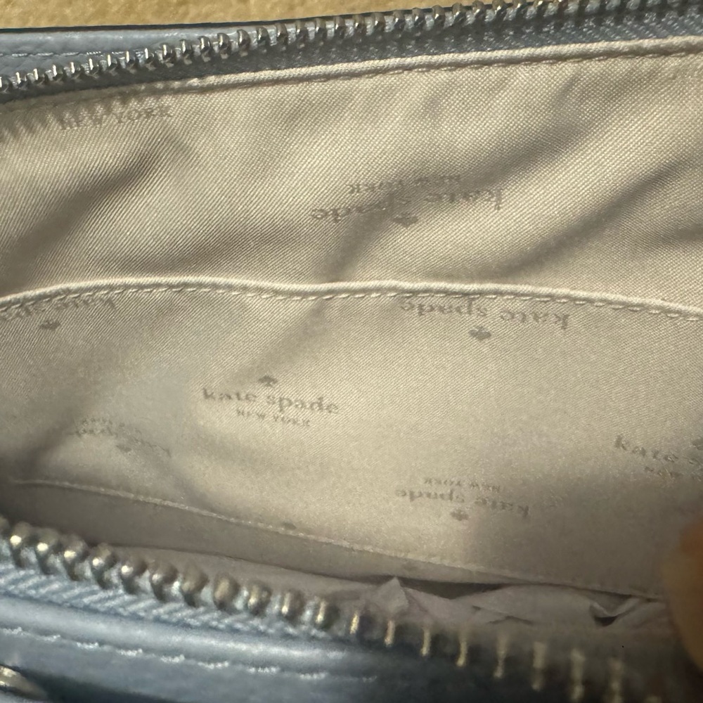 Kate Spade Gray Leather Handbag - Picture 7 of 10